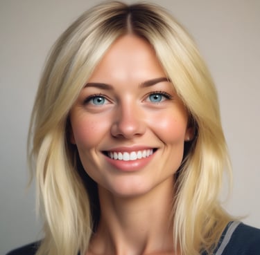 woman wearing black crew-neck shirt