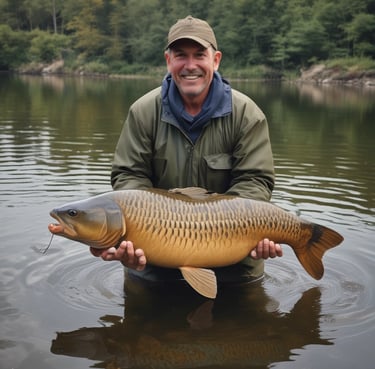A collection of artificial fishing lures with multiple hooks is spread out on a wooden surface. The lures vary in color, featuring shades of pearl, pink, green, and silver, with realistic detailing resembling small fish. Each lure is equipped with sharp treble hooks, demonstrating their design for catching fish.