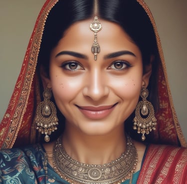 An elegantly decorated interior features a spiral staircase made of dark wood and metal with ornate designs. Two crystal chandeliers hang overhead, adding a touch of opulence. A striking white taxidermy peacock stands prominently on a wooden chair, its long plumage cascading down. The room includes intricate wooden furniture and various decorative items, creating a sense of vintage luxury.