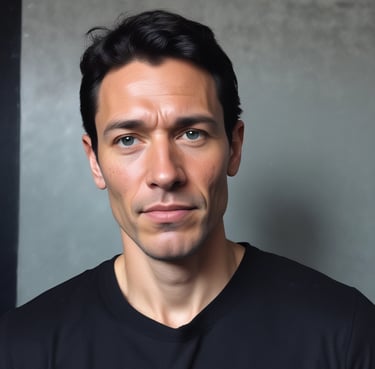 a man in a white uniform talking to a group of children