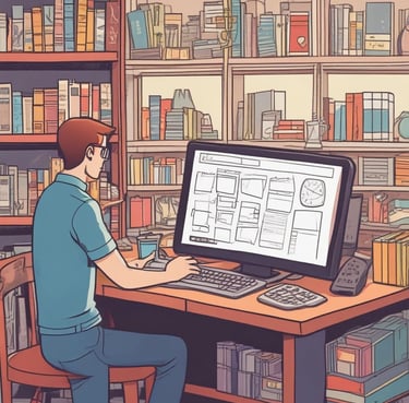 An entrance to a clothing store with a cheerful yellow smiley face decoration, which features spiky green foliage on top, resembling hair. The entrance displays a mannequin dressed in a skirt and sweater. The word 'SALES' is visible on the glass door. Pendant lights are hanging inside the store.