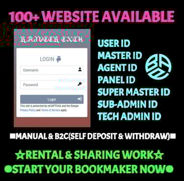 ONLINE CRICKET BETTING ID AVAILABLE DL MDL SMDL MASTER ID SUPER MASTER ID ADMIN ID AVAILABLE 