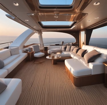 A man is standing in a shop, holding a smoking hookah pipe. In the foreground, yellow crates are filled with fresh fish, salmon steaks, and lobsters displayed on ice. The shop has a rustic appearance with various framed photos and a few appliances visible in the background.