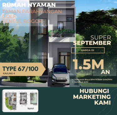 Taman parahyangan Golf kavling 4