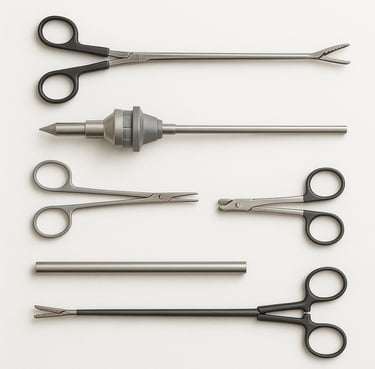 Laparoscopic instruments for minimally invasive surgery