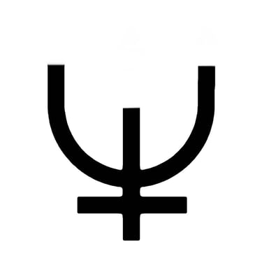 lvf.lvx logo alchemical symbol of neptume alchemy author poetry art