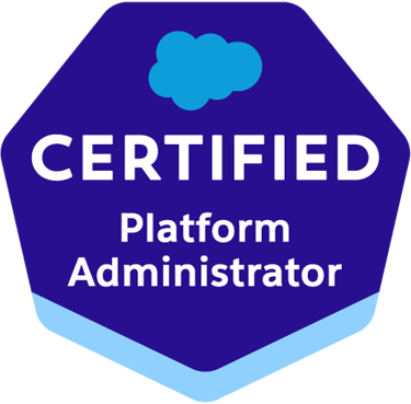 Salesforce Platform Administrator Certification – expertise in setup, configuration, and management
