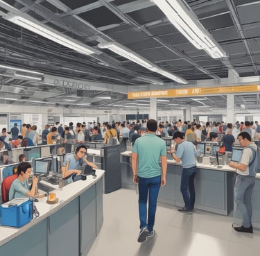 Bright living room with modern inventory