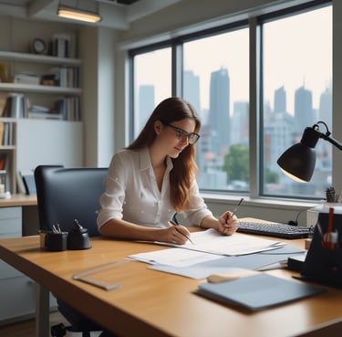 woman wearing ornage tank top