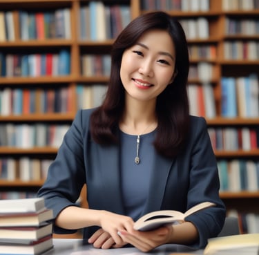 A stack of self-help and motivational books with colorful covers is neatly arranged. The titles include 'The Power of Now', 'The War of Art', 'Mindset', 'The Miracle Equation', and 'Your Best Year Ever'.