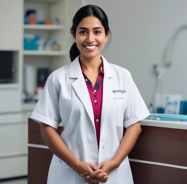 woman wearing black crew-neck shirt