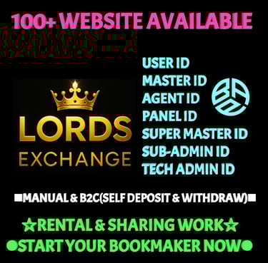 ONLINE CRICKET BETTING ID AVAILABLE DL MDL SMDL MASTER ID SUPER MASTER ID ADMIN ID AVAILABLE 