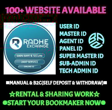 ONLINE CRICKET BETTING ID AVAILABLE DL MDL SMDL MASTER ID SUPER MASTER ID ADMIN ID AVAILABLE 