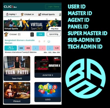ONLINE CRICKET BETTING ID AVAILABLE DL MDL SMDL MASTER ID SUPER MASTER ID ADMIN ID AVAILABLE 