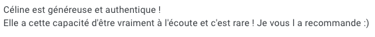 Temoignage client Céline folly therapie lille