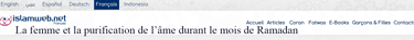 capture ecran islamweb