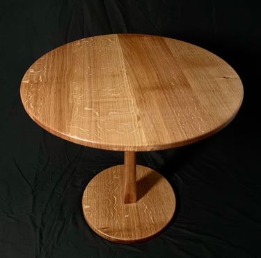 Oak Breakfast Table eye view