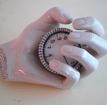 escultura Atrapa el tiempo
