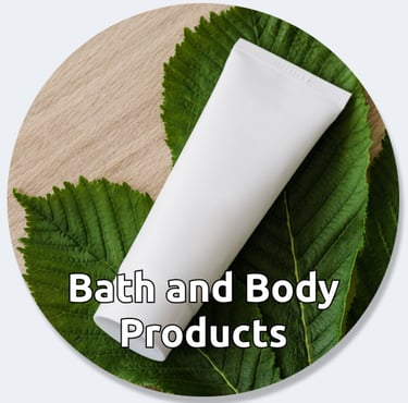 bath and body cosmetics products
