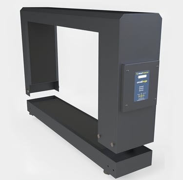 detector de metais industrial base removível