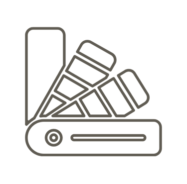 décoration palette de couleur