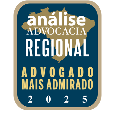 Selo Análise Advocacia Regional - Advogado Mais Admirado 2025