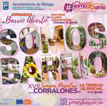 Cartel #SomosBarrio 2023 Cuadrado