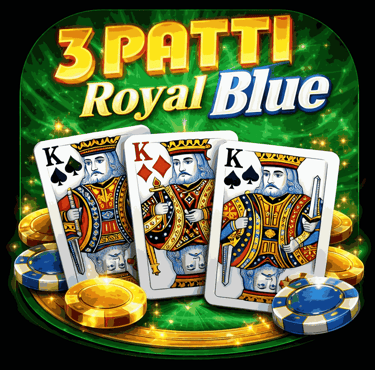 Teen patti blue gold 