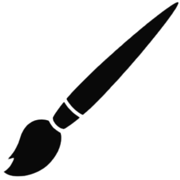 Artistic Paint Brush Symbol