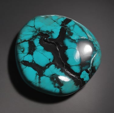 Galet Amazonite poli Madagascar