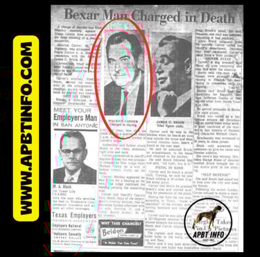 MAURICE CARVER APBT ACUSED OF MURDER