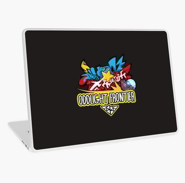 OddLight Frontier Game Gear Laptop Skin - Shengekka