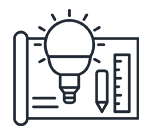 An icon with transparent background representing Milling services
