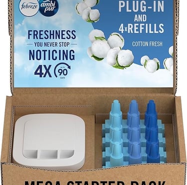 a box of fresh cottons and a box of cotton