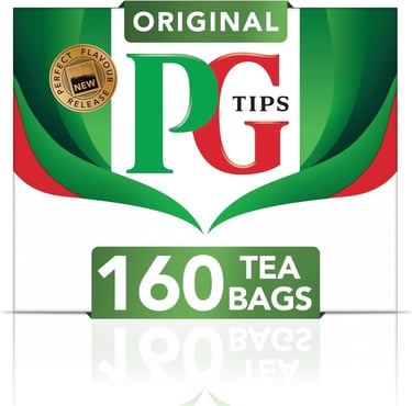 a tea bagel of tea bags with the words pgg tips