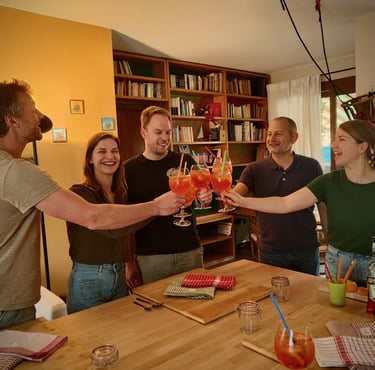 Spritz during home cooking classes