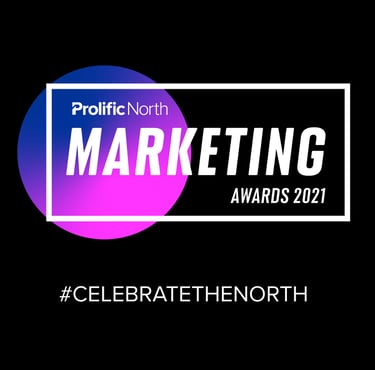 a logo for the prolife north north marketing awards