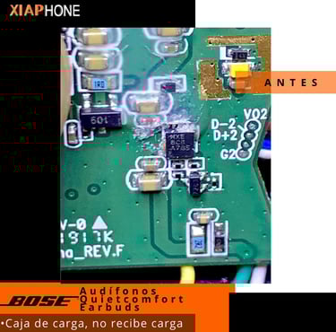 Reparación  de audífonos bose 