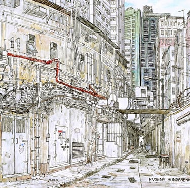 Mural by Evgeny Bondarenko