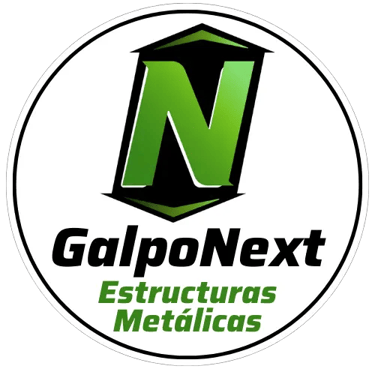 GalpoNext Estructuras Metálicas - Logo Circular