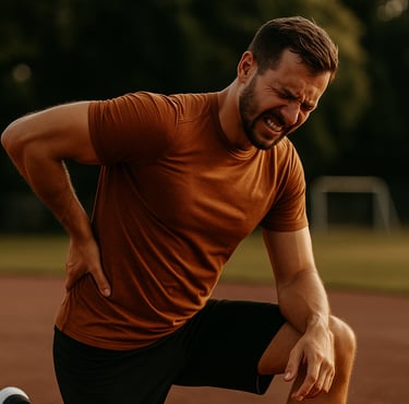 Douleur musculaire et blessure sportive dos