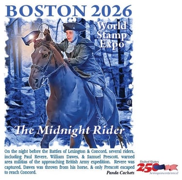 Cachet illustration of the Midnight Rider