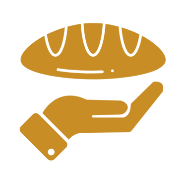 Piktograma: duonos kepimas