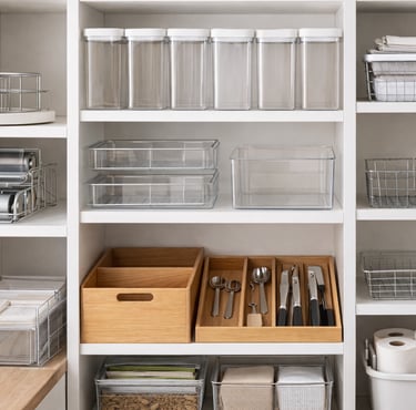 Organizador y alacenas