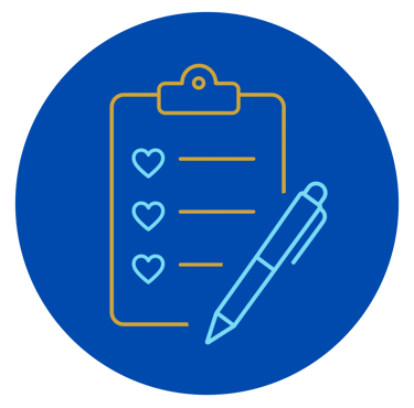 À la carte care icon representing flexible support, errands, and customizable daily assistance
