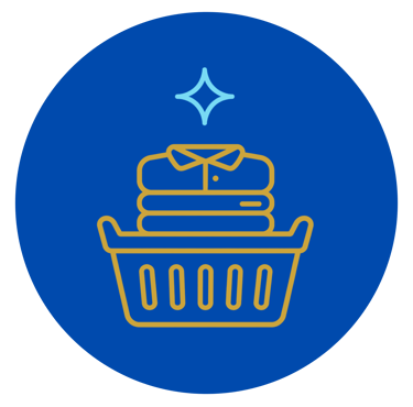 Lifestyle care icon representing daily support, home tasks, and routine assistance