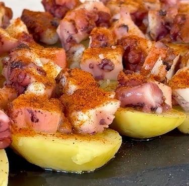 Come fare tapas di Polpo alla Gallega