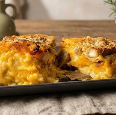 Ricette Vegetariane | Lasagna di Zucca e Funghi