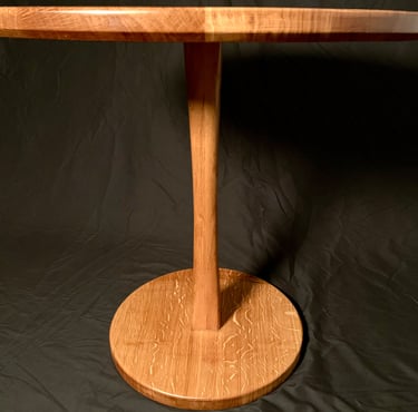 Oak Breakfast Table angle view