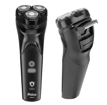 Barbeador Elétrico Pba08 À Prova dágua Bivolt Philco Preto